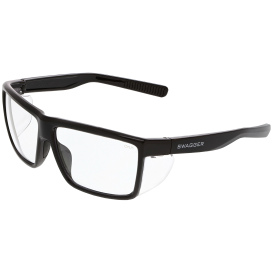 MCR Safety SR210AF Swagger SR2 Safety Glasses - Black Frame - Clear Anti-Fog Lens