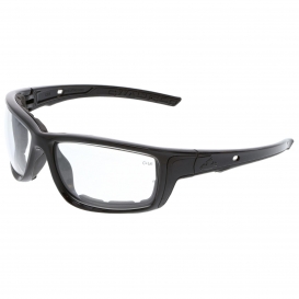 MCR Safety SR510PF Swagger SR5 Safety Glasses - Gray Foam Lined Frame - Clear MAX6 Anti-Fog Lens