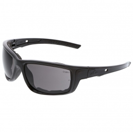 MCR Safety SR512PF Swagger SR5 Safety Glasses - Gray Foam Lined Frame - Gray MAX6 Anti-Fog Lens