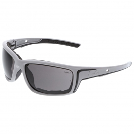 MCR Safety SR522PF Swagger SR5 Safety Glasses - Gray Foam Lined Frame - Gray MAX6 Anti-Fog Lens