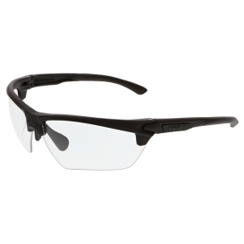 MCR Safety T12310P Tier1 Tactical Safety Glasses - Black Frame - Clear MAX6 Anti-Fog Lens 
