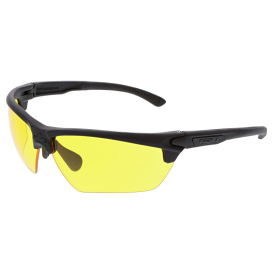 MCR Safety T12314P Tier1 Tactical Safety Glasses - Black Frame - Amber MAX6 Anti-Fog Lens 