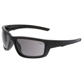 MCR Safety T12412P Tier1 Tactical Safety Glasses - Black Frame - Gray MAX6 Anti-Fog Lens 