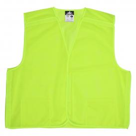 MCR Safety VMLBA Non-ANSI General Purpose Tear Away Safety Vest - Yellow/Lime