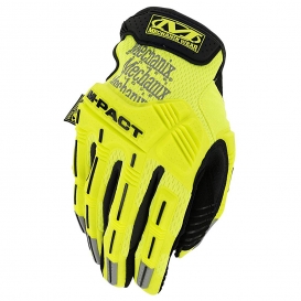 Mechanix SMP-91 Safety M-Pact Gloves - Yellow/Lime