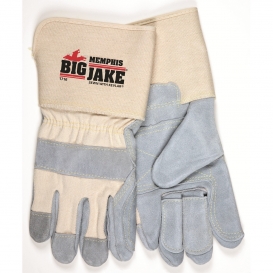 Memphis 1716 Big Jake Double Leather Palm & Fingers Gloves - 4.5\\\