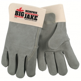 Memphis 1717 Big Jake Full Leather Back Gloves - 2.75\