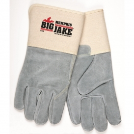 Memphis 1718 Big Jake Full Leather Back Gloves - 4.5\