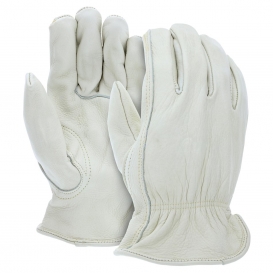 MCR Safety 32114 CV Grain Cowhide Leather Driver Gloves - Keystone Thumb 