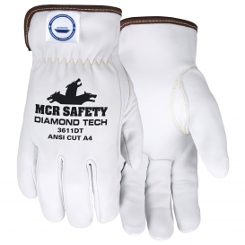 Memphis 3611DT Premium Goatskin Leather Driver Gloves - DSM Diamond Tech Lined