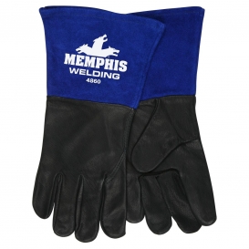 MCR Safety 4860 Premium Top Grain Goatskin MIG/TIG Welding Gloves - 4.5\