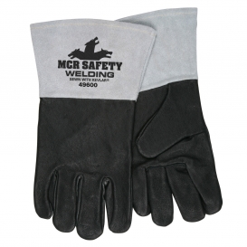 MCR Safety 49600 Premium Grain Pigskin MIG/TIG Welding Gloves - 4.5\