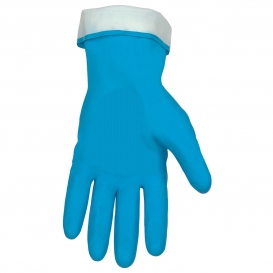 Memphis 5290PB Flock Lined Latex Gloves - 18 mil - Straight Cuff
