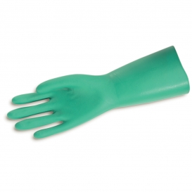 Memphis 5309E Nitri-Chem Unsupported Economy Grade Nitrile Gloves - Unlined - 11 mil - Green