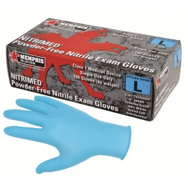MCR Safety 6010E Nitri-Med Medical Grade Disposable Gloves - 3 Mil - Powder Free