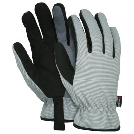 MCR Safety 913 Multi-Task Gloves - Synthetic Leather Double Palm - Spandex Back
