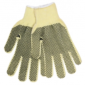 MCR Safety 9390PD 10 Gauge Kevlar/Cotton Gloves - PVC Both Sides