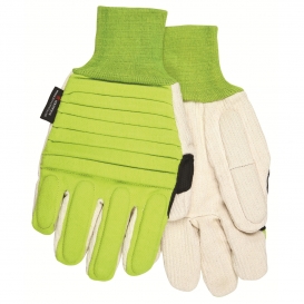 MCR Safety 943G Cotton Canvas Multi-Task Gloves - Double Palm - Foam Padded Back