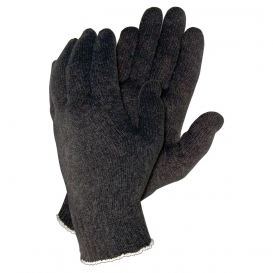 MCR Safety 9610B String Knit Gloves - 10 Gauge Cotton/Polyester - Black
