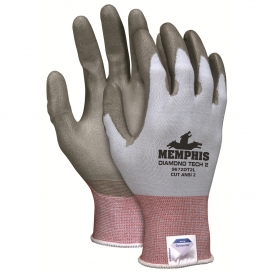 Memphis 9672DT2 PU Coated Cut Resistant Gloves - 18 Gauge DSM Dyneema Diamond Tech 2 Shell