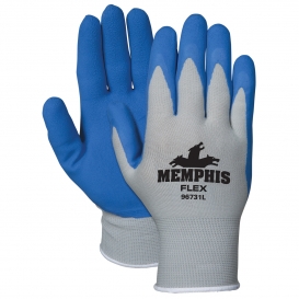 Memphis 96731 Flex Foam Latex Coated Gloves -13 Gauge Nylon Shell