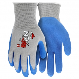 MCR Safety 96731 NXG Blue Foam Latex Coated Gloves -13 Gauge Nylon Shell