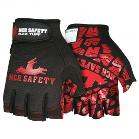 Memphis FT2902 FlexTuff Multi-Task Fingerless Gloves - Synthetic Leather Palm - Tire Tread Grip