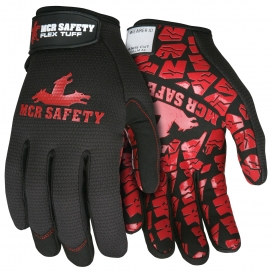 MCR Safety FT2903 FlexTuff Multi-Task Gloves - HPPE Lined Synthetic Leather Palm - Tire Tread Grip