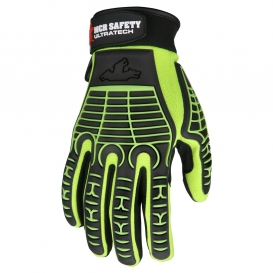 MCR Safety MC502 UltraTech Mechanics Gloves - TPR Padded back with Two Color Design