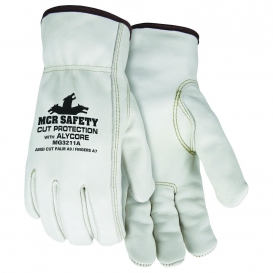 Memphis MG3211A Select Grain Cow Leather Driver Gloves - Keystone Thumb