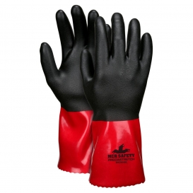 MCR Safety MG9648 PredaStretch PVC/Nitrile Gloves - Seamless Nylon Shell - 12\