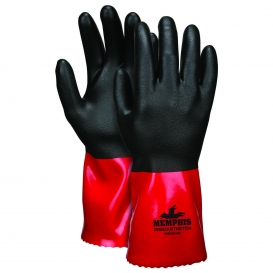 Memphis MG9648 PredaStretch PVC/Nitrile Gloves - Seamless Nylon Shell - 12\