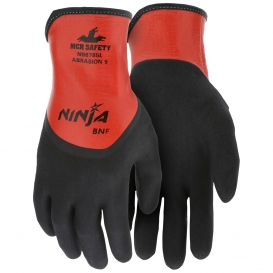 Memphis N96785 Ninja BNF Gloves - 18 Gauge Nylon/Spandex Shell - Dual Layer Nitrile Coating