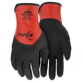 MCR Safety N96785 Ninja BNF Gloves - 18 Gauge Nylon/Spandex Shell - Dual Layer Nitrile Coating