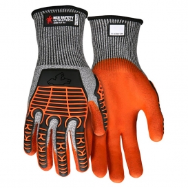 Memphis UT2952 UltraTech Multi-Task Knit Gloves - Padded Synthetic Leather Palm - TPR Padded Back