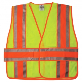 ML Kishigo 1166 Adjustable 4-Season Ultra-Cool Mesh Safety Vest - Yellow/Lime