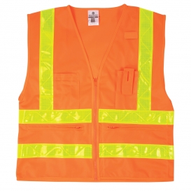 Kishigo 1198 Combined Performance 5-Pocket Safety Vest - Orange