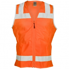 Kishigo 1526 Ladies Economy Mesh Safety Vest - Orange