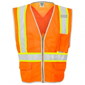 ML Kishigo 1531 Premium Brilliant Series X Back Safety Vest - Orange
