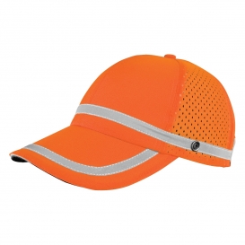 ML Kishigo 2855 Baseball Cap with Snaps - Orange