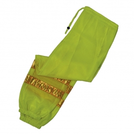 ML Kishigo 3112 Ultra-Cool Reflexite Mesh Safety Pants - Yellow/Lime