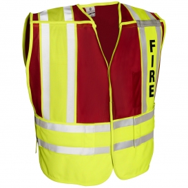 PROTECTOR HI VIZ RED FIRE - TRAFFIC SAFETY & BALLISTIC VEST – Chief Miller  Apparel