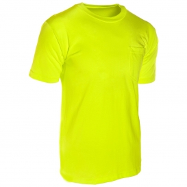 Kishigo 9124 Microfiber Short Sleeve T-Shirt - Yellow/Lime