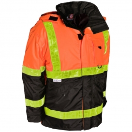 ML Kishigo JS111 360 Pro Series Parka - Orange | FullSource.com