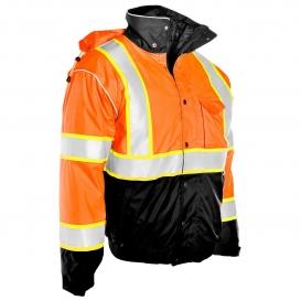 ML Kishigo JS120 Brilliant Series Bomber Jacket - Orange