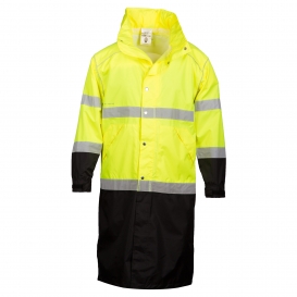 hi vis rain jacket with removable lining