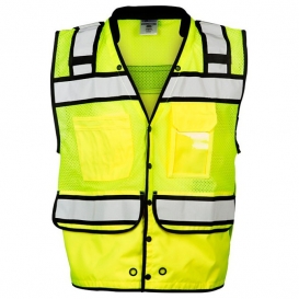 Kishigo S5006 High Performance Surveyors Vest - Yellow/Lime