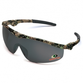 Crews MO112 Mossy Oak Storm Safety Glasses - Camo Frame - Gray Lens