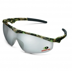 Crews MO119 Mossy Oak Storm Safety Glasses - Camo Frame - Indoor/Outdoor Mirror Lens