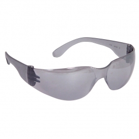 Radians MR0160ID Mirage Safety Glasses - Smoke Frame - Silver Mirror Lens